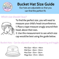 BLOSSOM REVERSIBLE BUCKET HAT - 4 Sizes