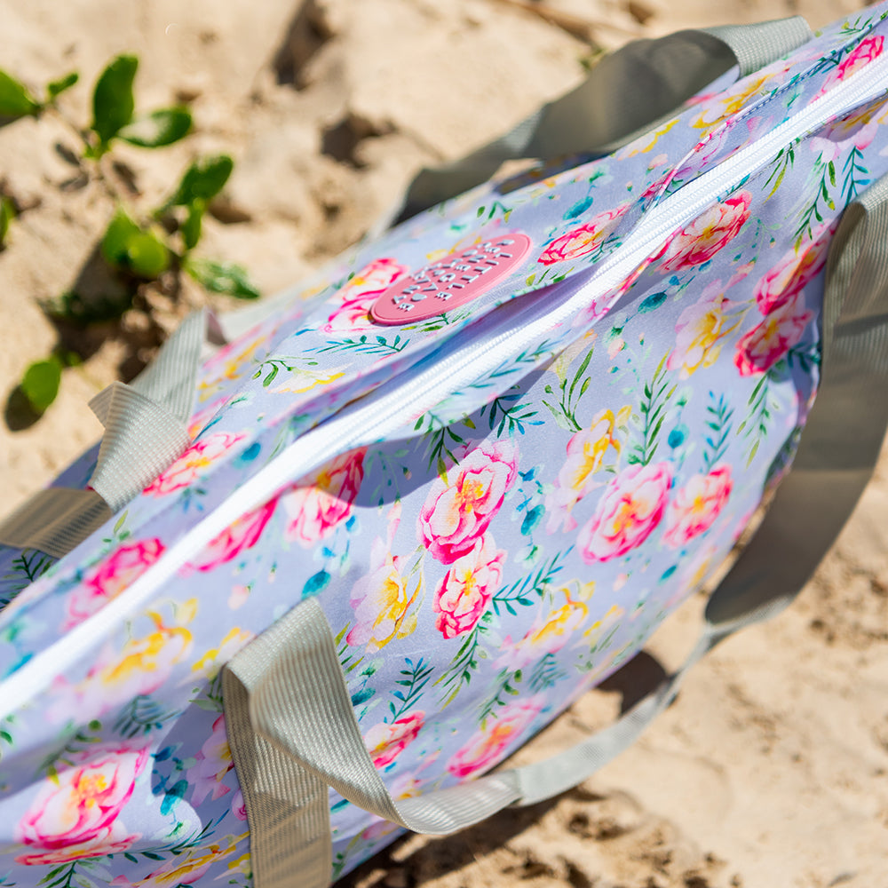 Large Tote Bag packed for beach, swimming, sport or travel
