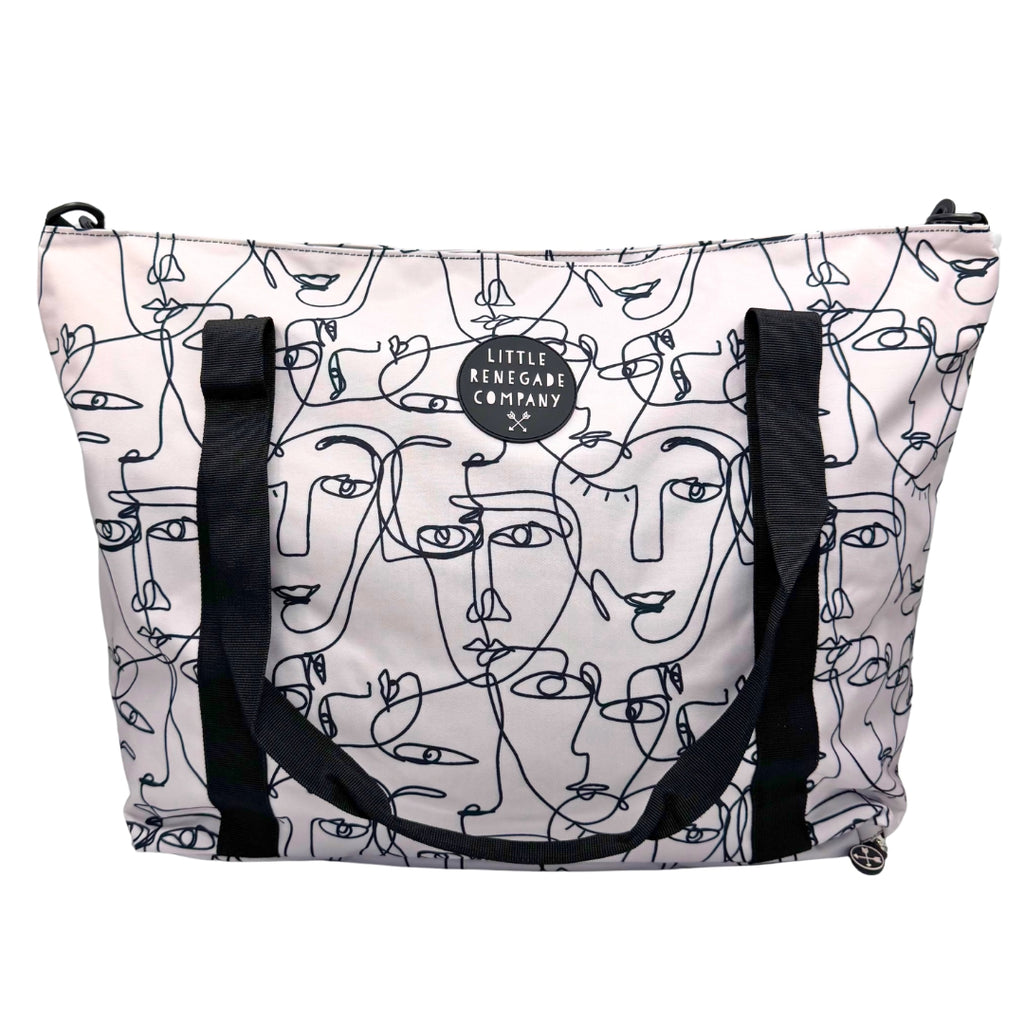 Without Warning Tote Bag in Cocoa