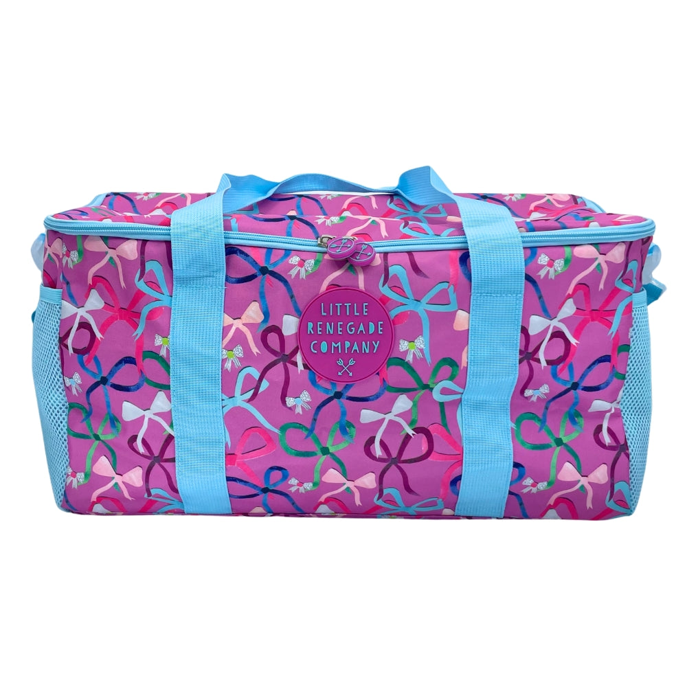 Lovely Bows Kids Duffle Bag – Watercolour Bow Print Travel Bag
