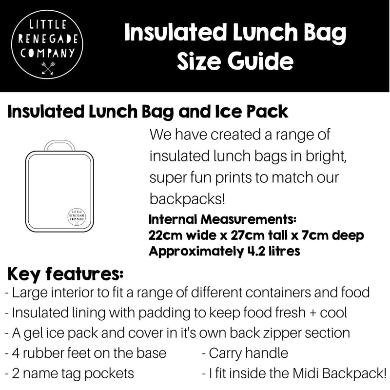 RETRO INSULATED LUNCH BAG