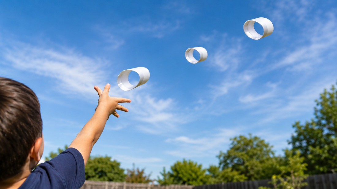 School Holiday Fun: How To Make A Flying Ring Paper Plane