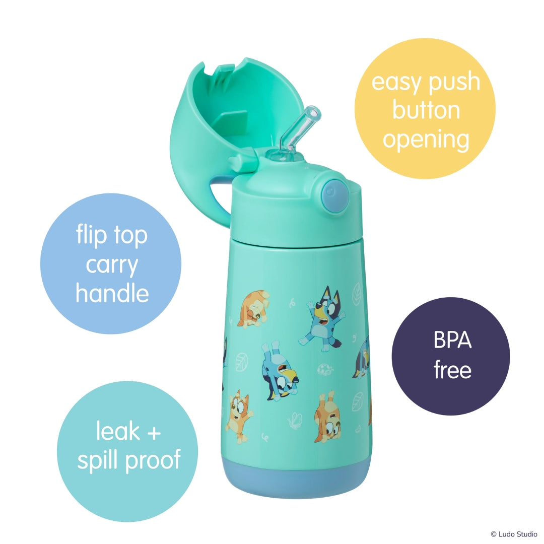 B.BOX 350ml INSULATED DRINK BOTTLE - BLUEY PLAYTIME
