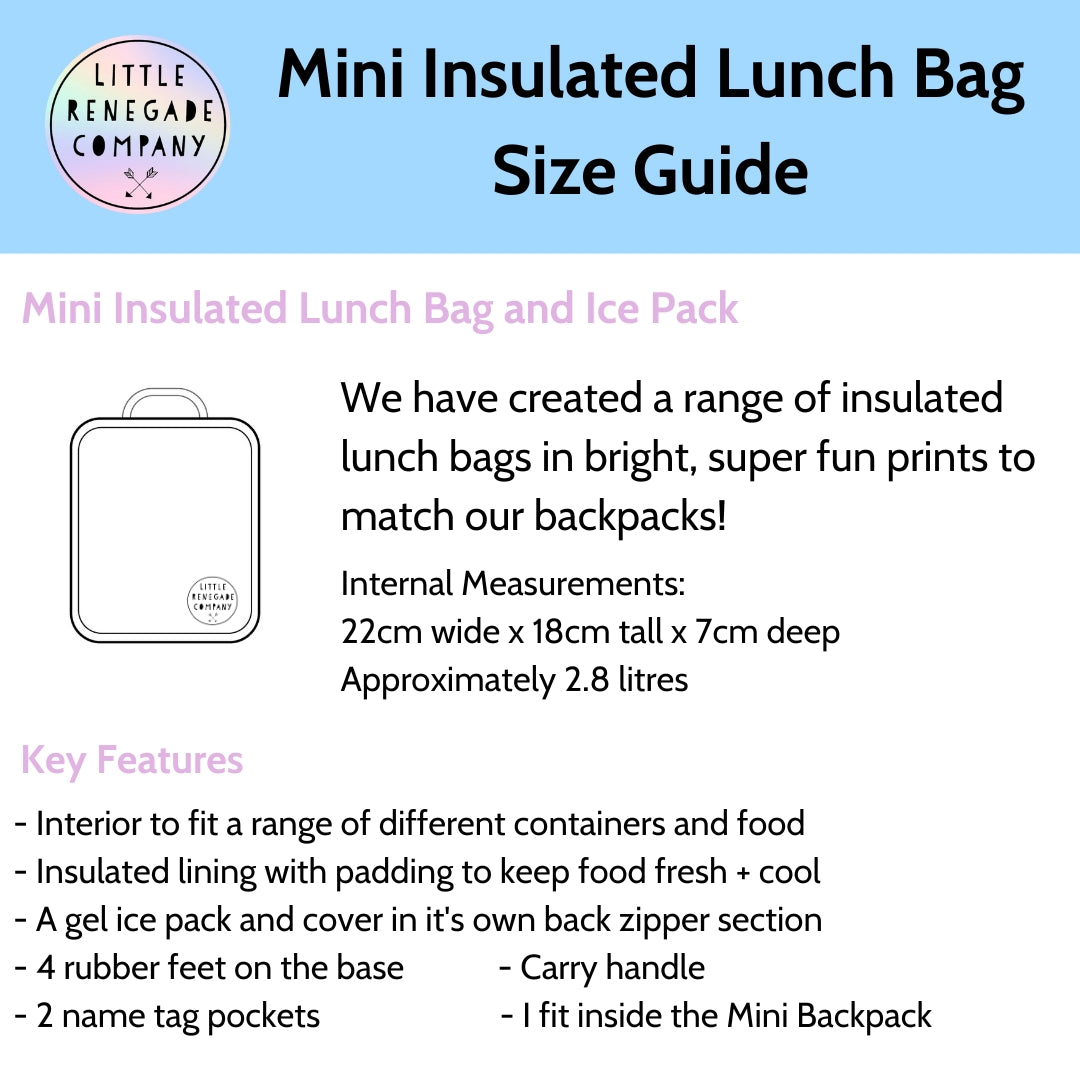 MAGIC GARDEN MINI INSULATED LUNCH BAG
