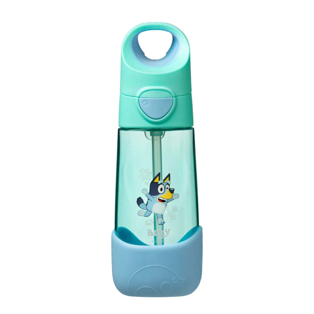 B.BOX 450ml STRAW DRINK BOTTLE - BLUEY PLAYTIME