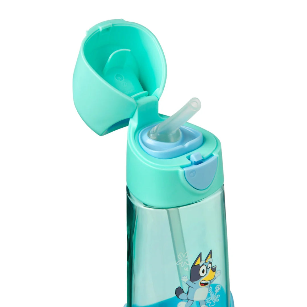 B.BOX 450ml STRAW DRINK BOTTLE - BLUEY PLAYTIME