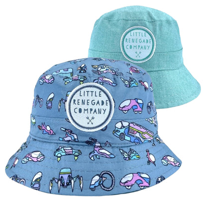FUTURE REVERSIBLE BUCKET HAT - 4 Sizes
