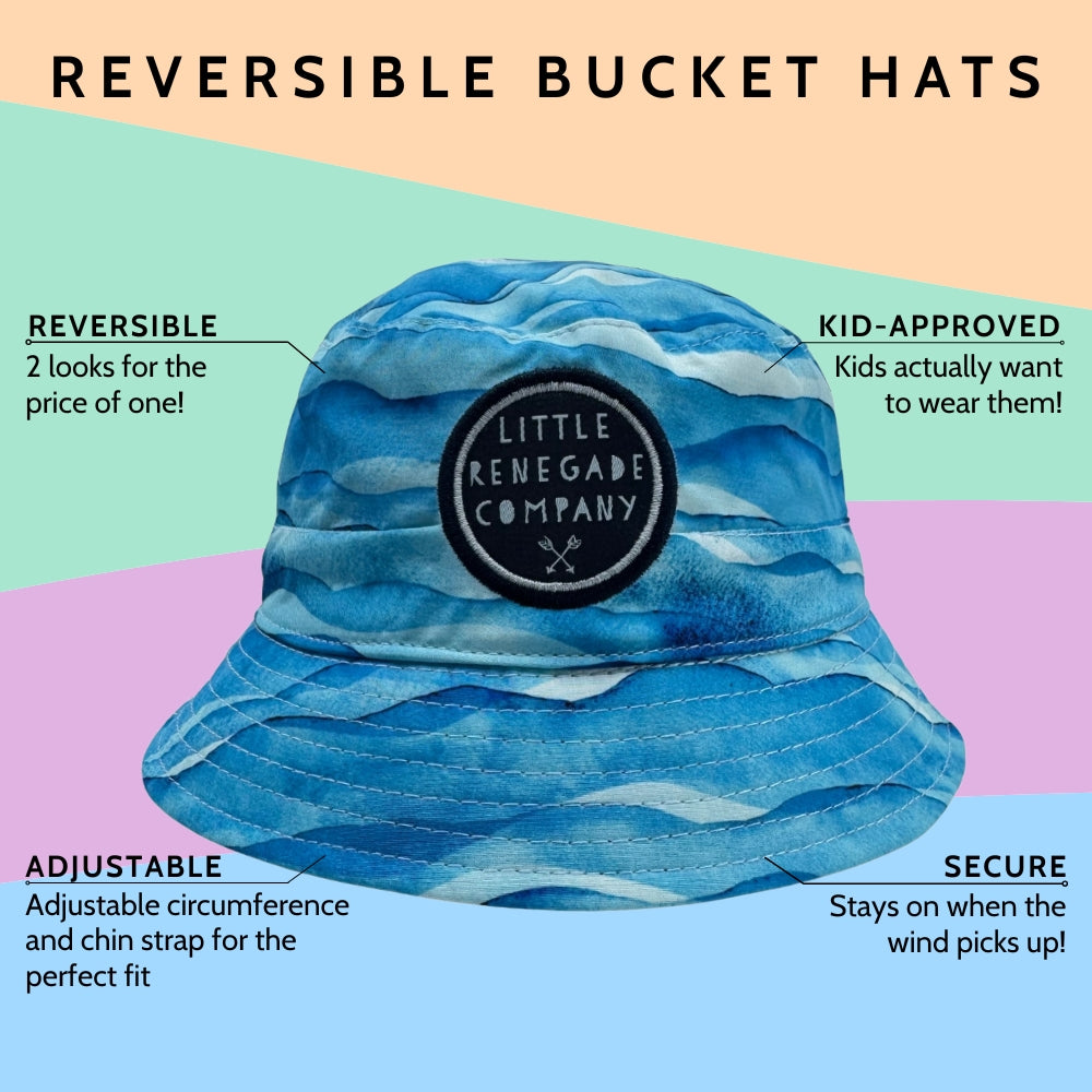 PACIFIC REVERSIBLE BUCKET HAT - 4 Sizes