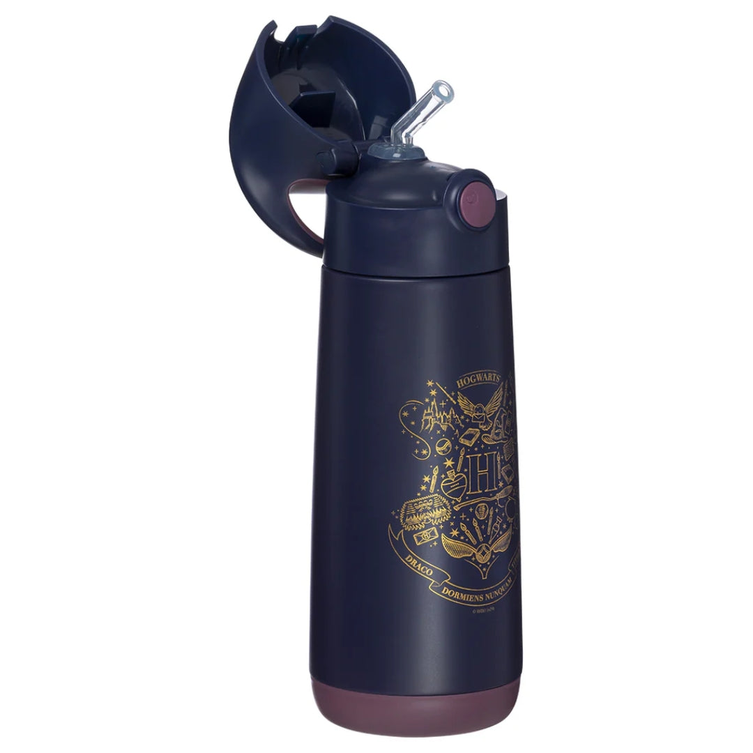 B.BOX HARRY POTTER 500ml INSULATED STRAW DRINK BOTTLE