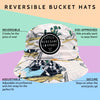 OAKLAND REVERSIBLE BUCKET HAT - 4 Sizes