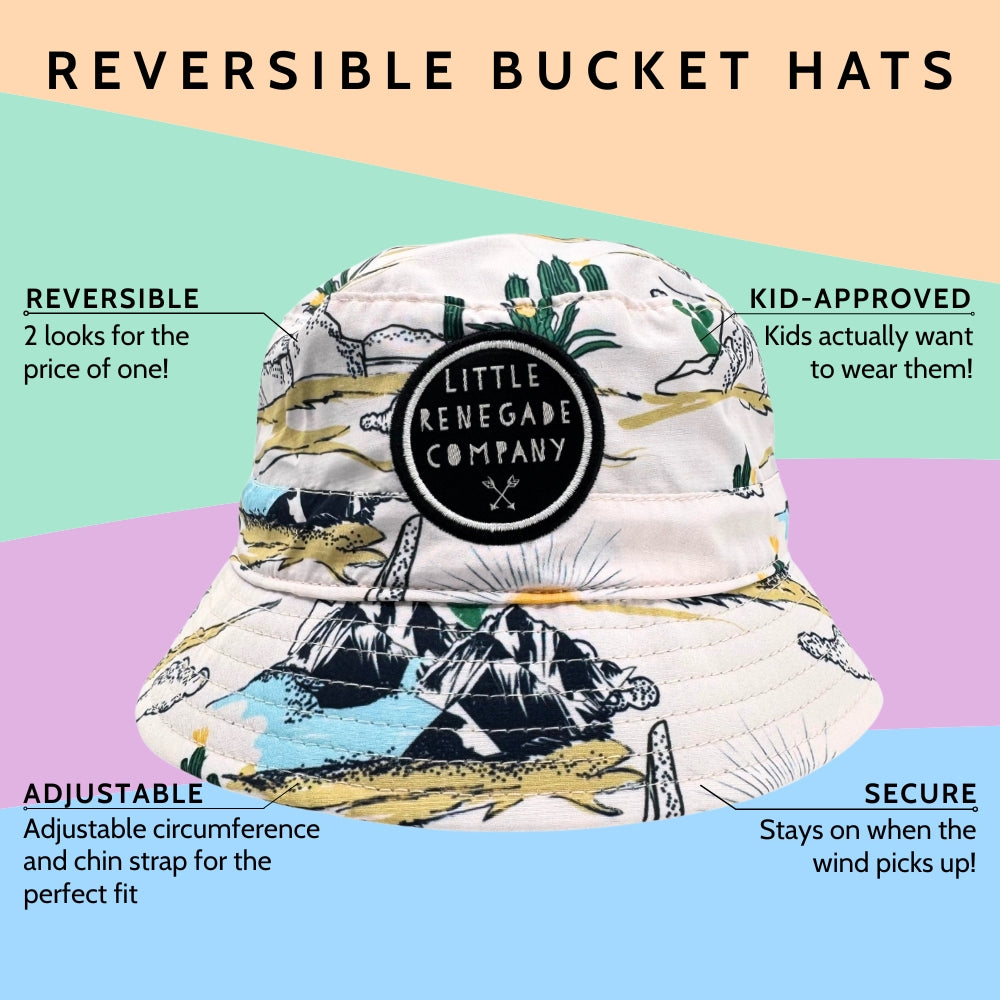 OAKLAND REVERSIBLE BUCKET HAT - 4 Sizes