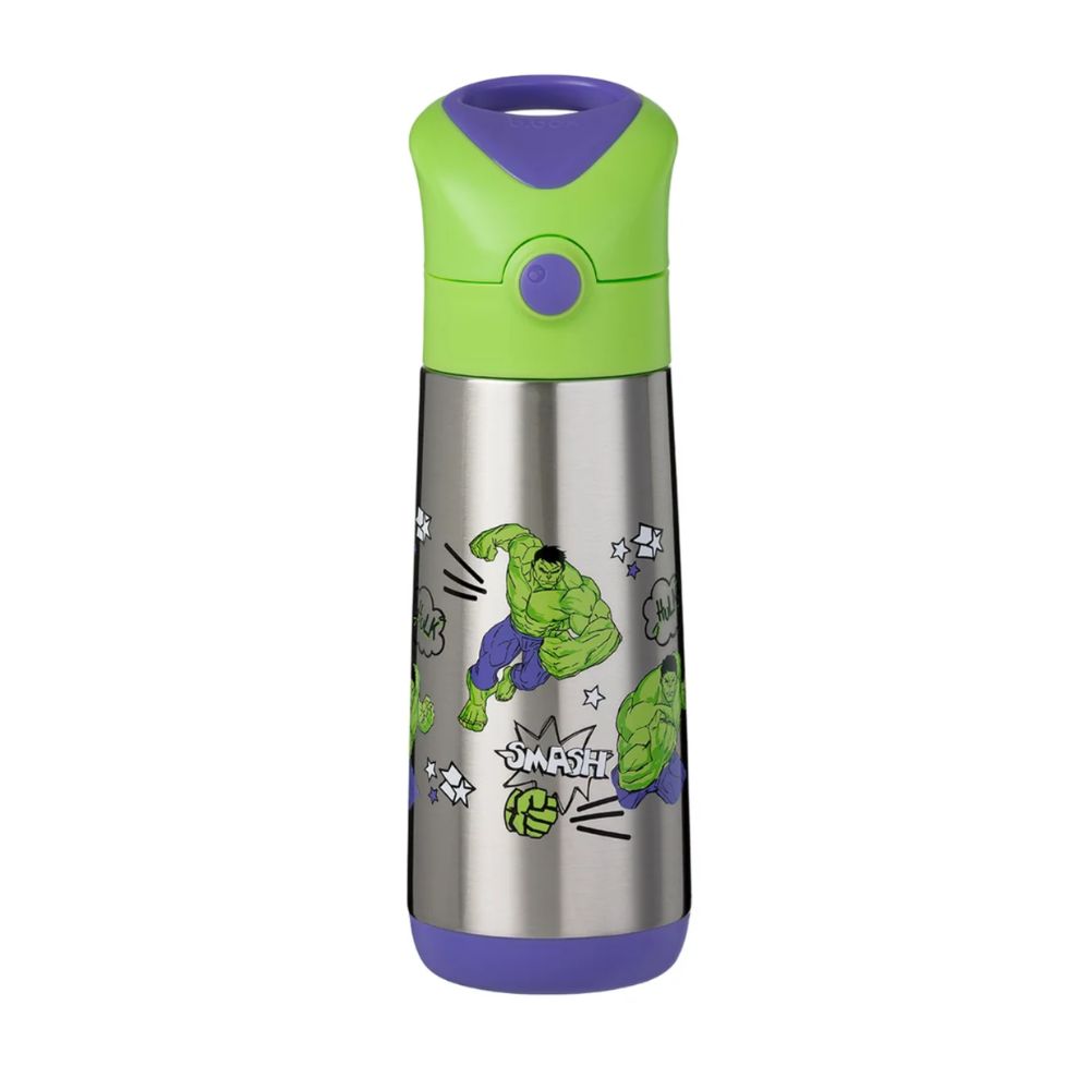 B.BOX HULK 500ml INSULATED STRAW DRINK BOTTLE