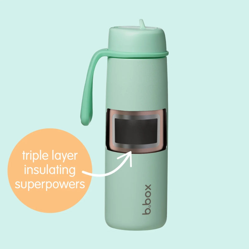 B.BOX 690ml INSULATED FLIP TOP DRINK BOTTLE - 6 COLOURS