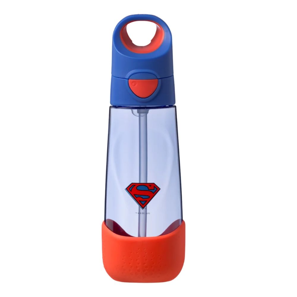 B.BOX 600ml STRAW DRINK BOTTLE - SUPERMAN