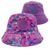 LOVELY BOWS REVERSIBLE BUCKET HAT - 4 Sizes