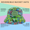 WHEELS N ROADS REVERSIBLE BUCKET HAT - 4 Sizes