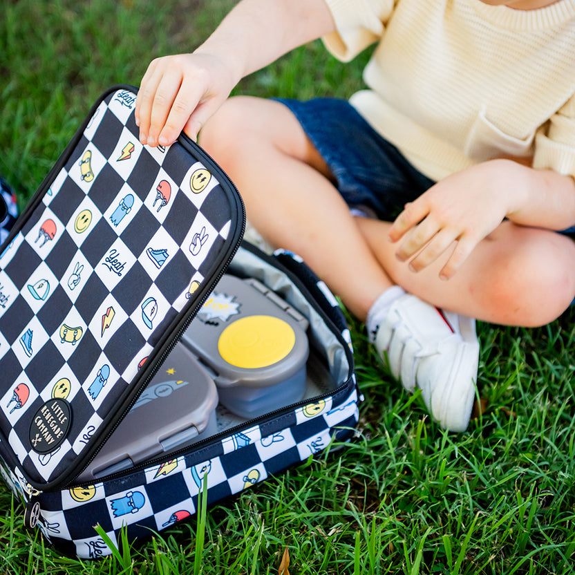 Checkmate Insulated Lunch Bag | 90’s Check Kids Lunch Bag | Little ...