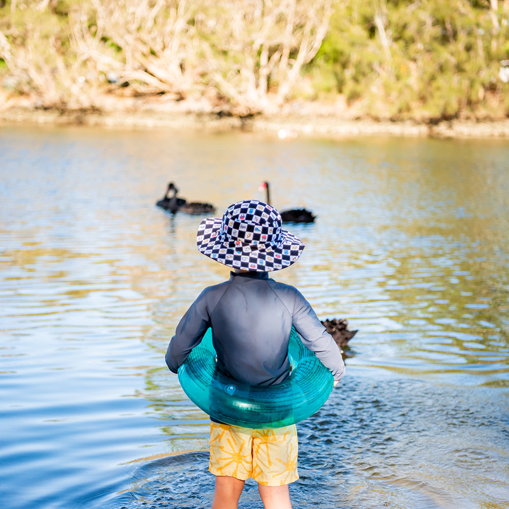 Checkmate Swim Hat