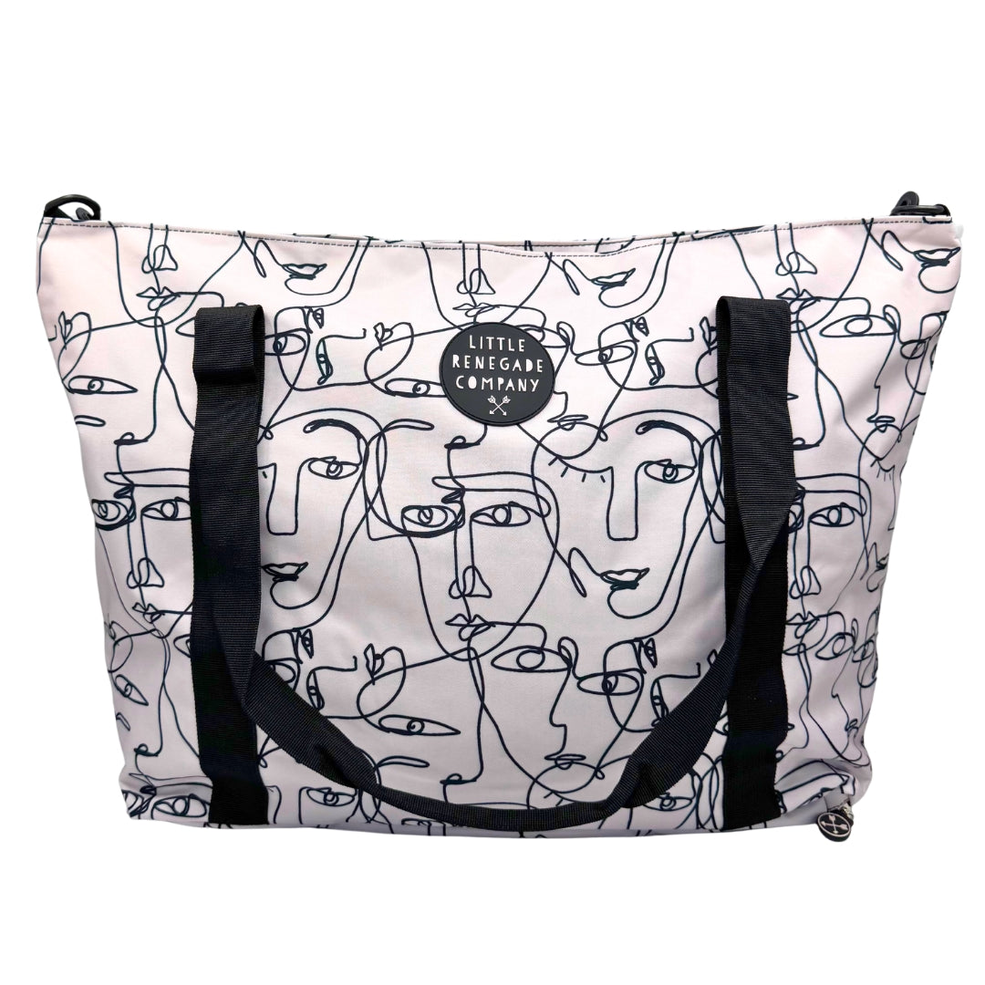Large Tote Bag used as a roomy baby and family bag