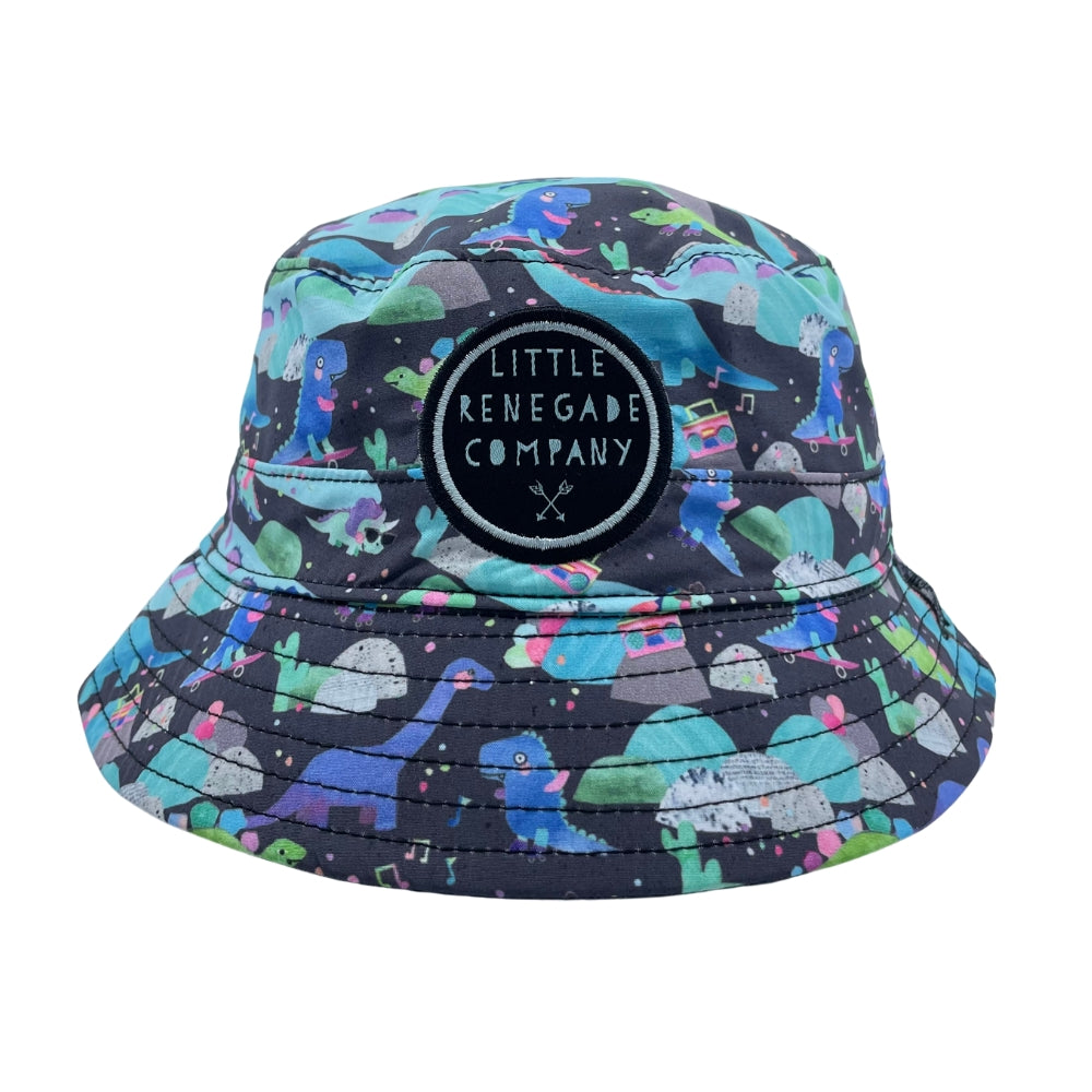DINO PARTY REVERSIBLE BUCKET HAT - MINI & MEGA SIZE ONLY