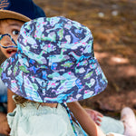 DINO PARTY REVERSIBLE BUCKET HAT - 4 Sizes