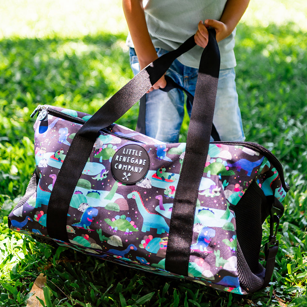 DINO PARTY DUFFLE BAG