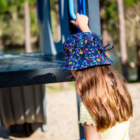 FLEUR REVERSIBLE BUCKET HAT- 4 Sizes