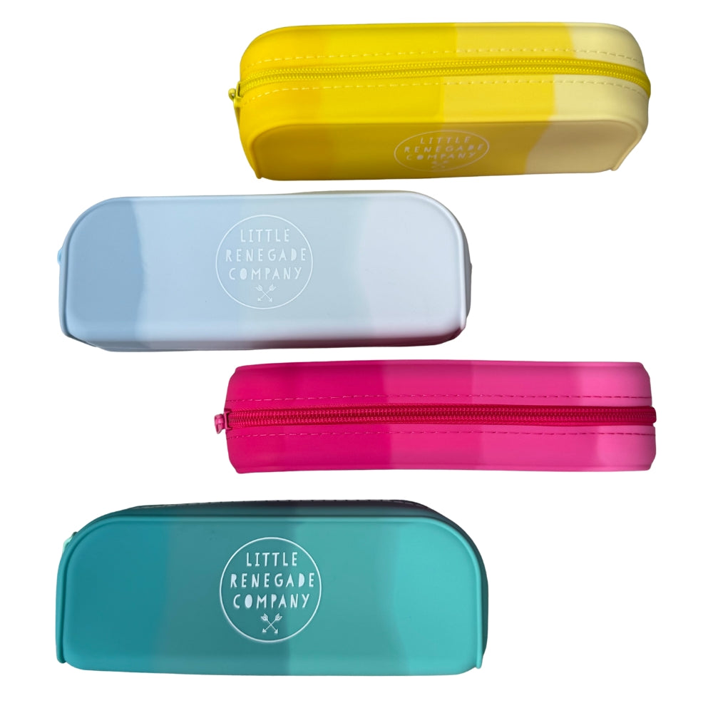 SILICONE OMBRE PENCIL CASE - 4 COLOURS