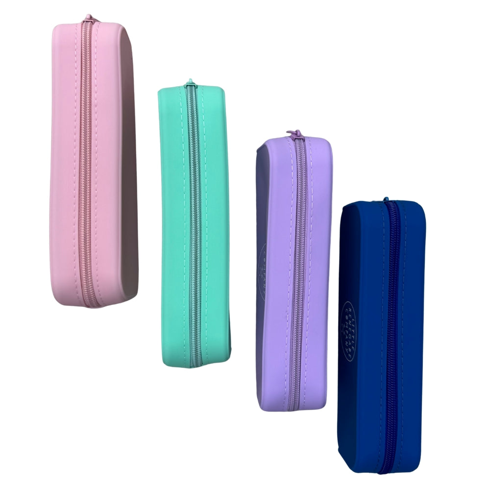 SILICONE PENCIL CASE - 4 COLOURS