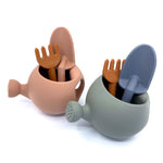 SILICONE WATERING JUG SETS - 2 COLOURS