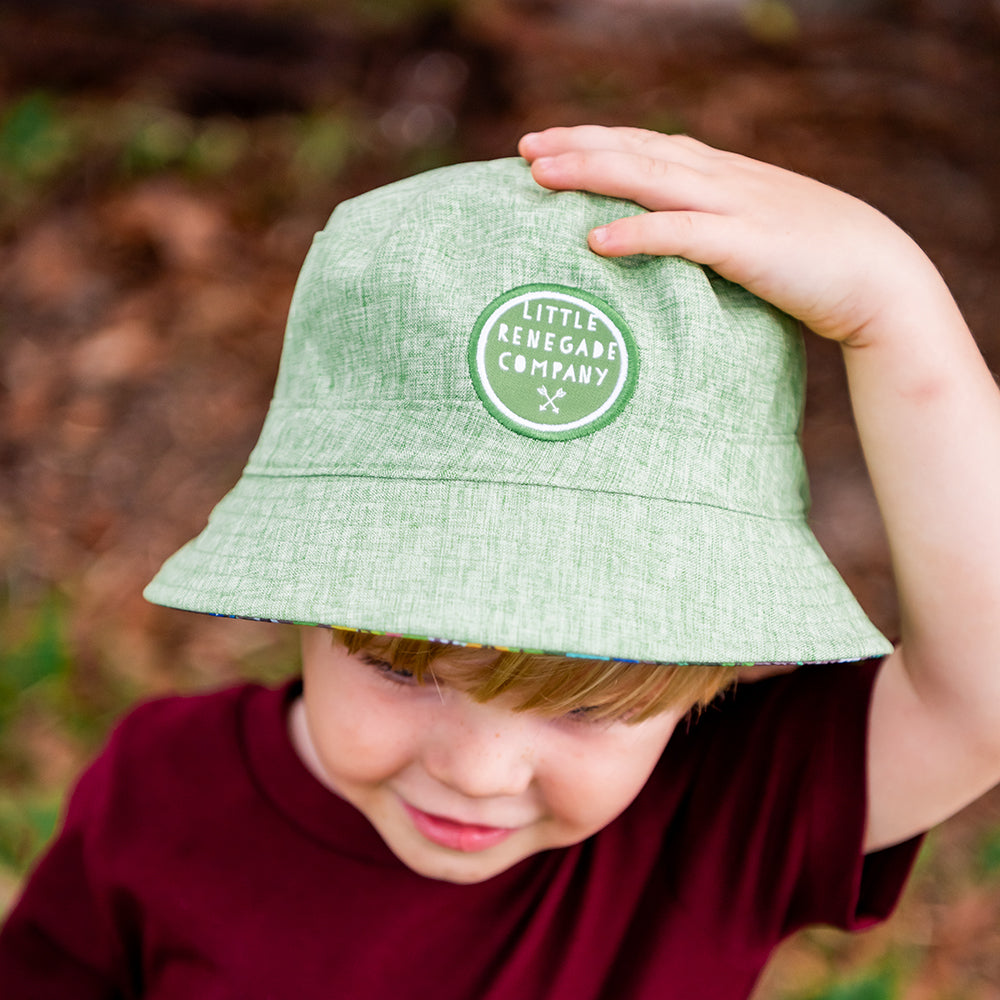 WHEELS N ROADS REVERSIBLE BUCKET HAT - 4 Sizes