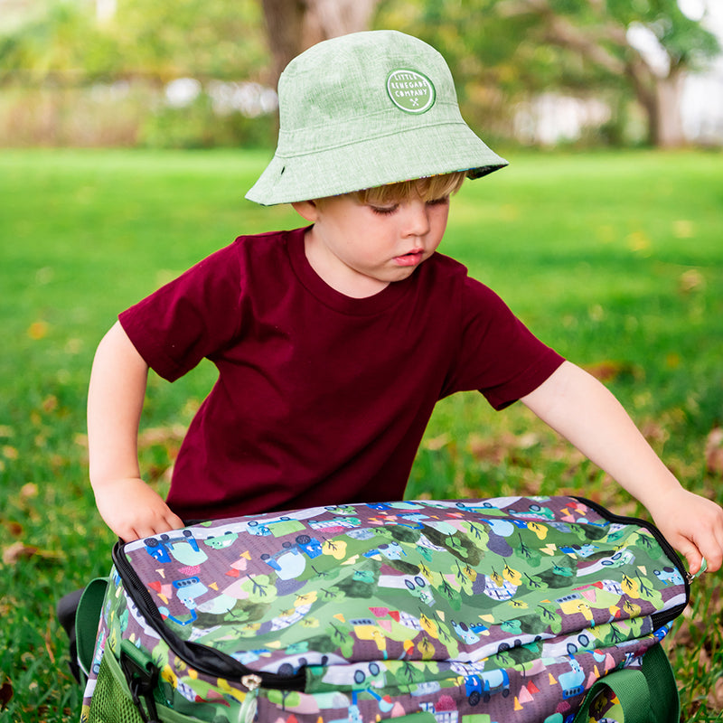 WHEELS N ROADS REVERSIBLE BUCKET HAT - 4 Sizes