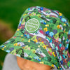 WHEELS N ROADS REVERSIBLE BUCKET HAT - 4 Sizes