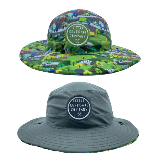 WHEELS N ROADS SWIM HAT - MINI & MIDI SIZE ONLY