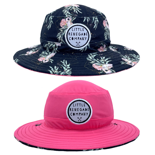 FLORAL VALENTINE SWIM HAT - MINI SIZE ONLY