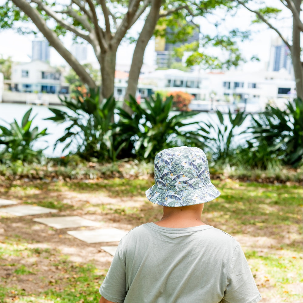 TROPIC REVERSIBLE BUCKET HAT - MINI & MEGA SIZE ONLY