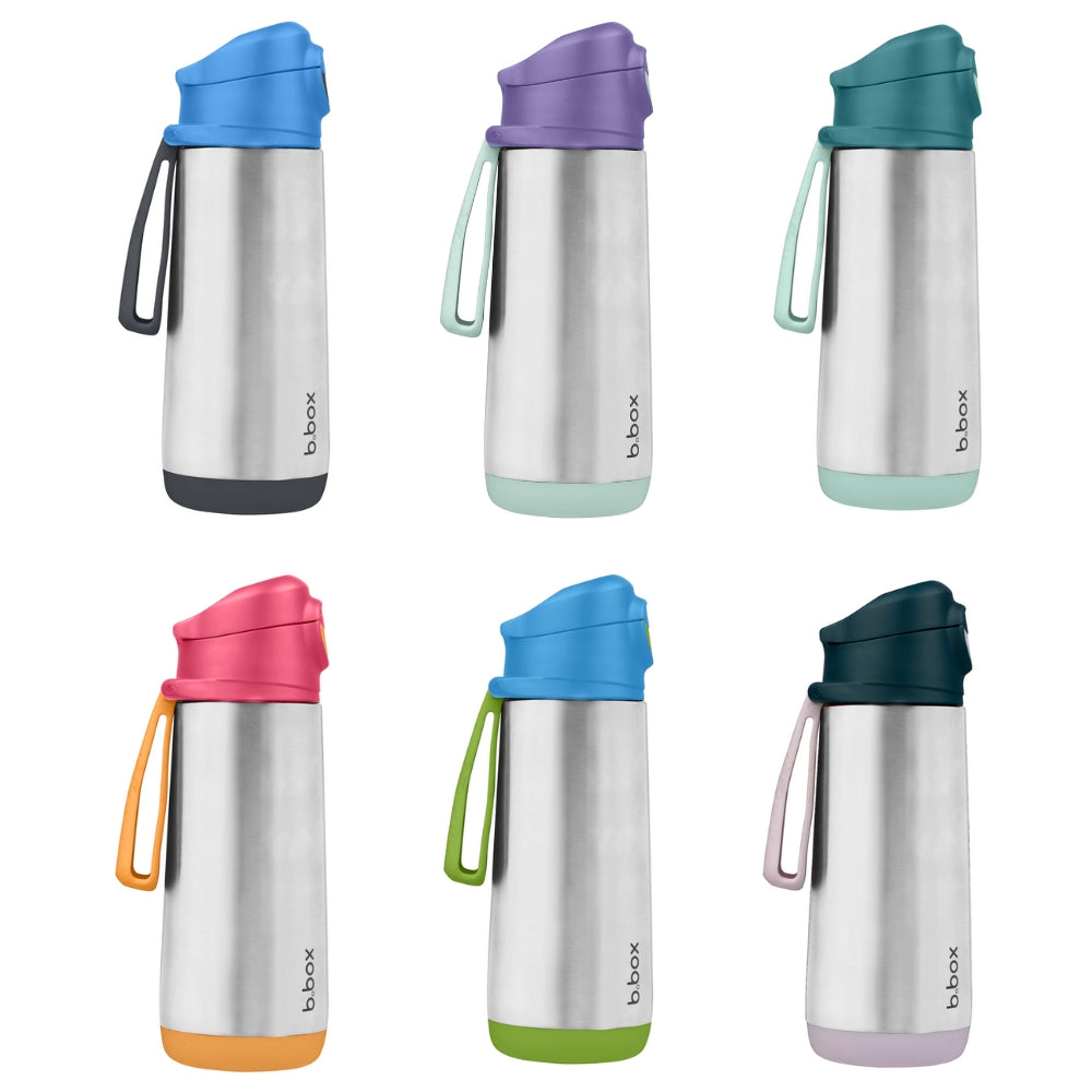 B.BOX 500mL INSULATED SPORT SPOUT BOTTLE - 8 COLOURS