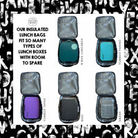 ABC INSULATED LUNCH BAG - NO ICE PACK