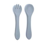 SILICONE CUTLERY SET - 6 COLOURS