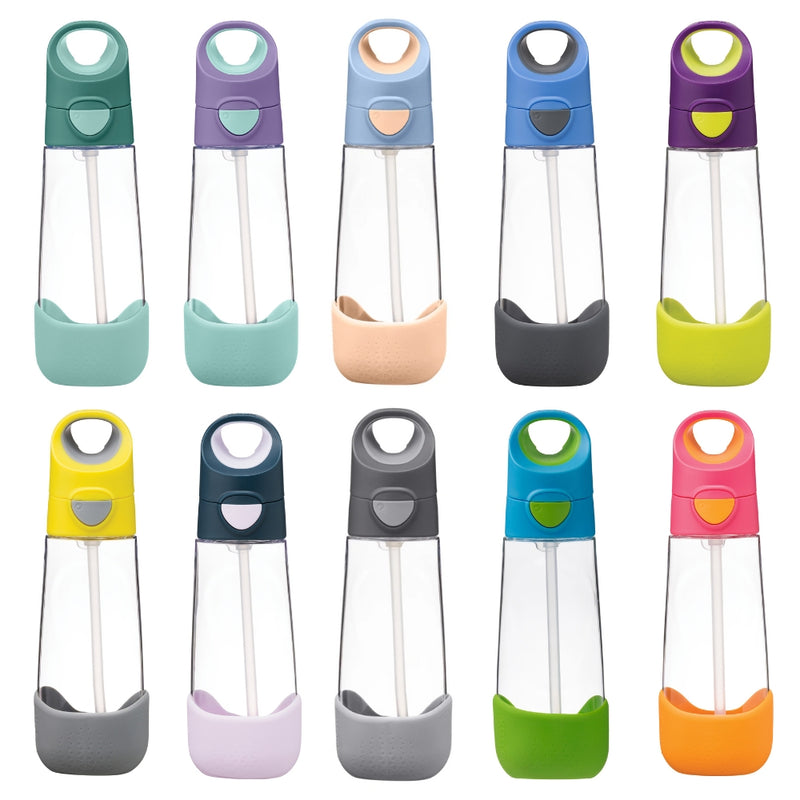 B.BOX 600mL STRAW DRINK BOTTLE - 10 COLOURS