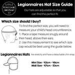 BONDI LEGIONNAIRES HAT - 2 Sizes