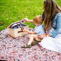 Close-up of the Arizona Adventure Mat during a family picnic