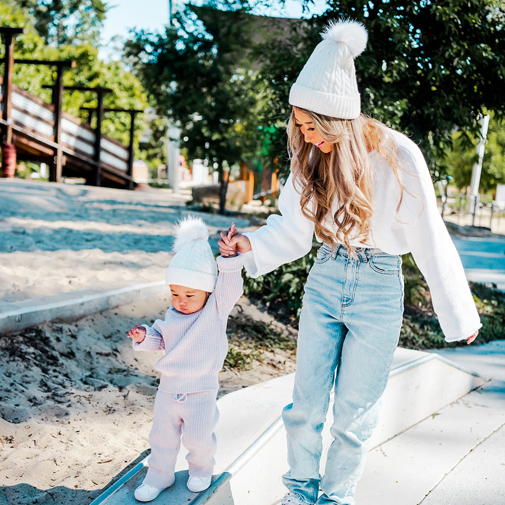 Aurora Beanie – White