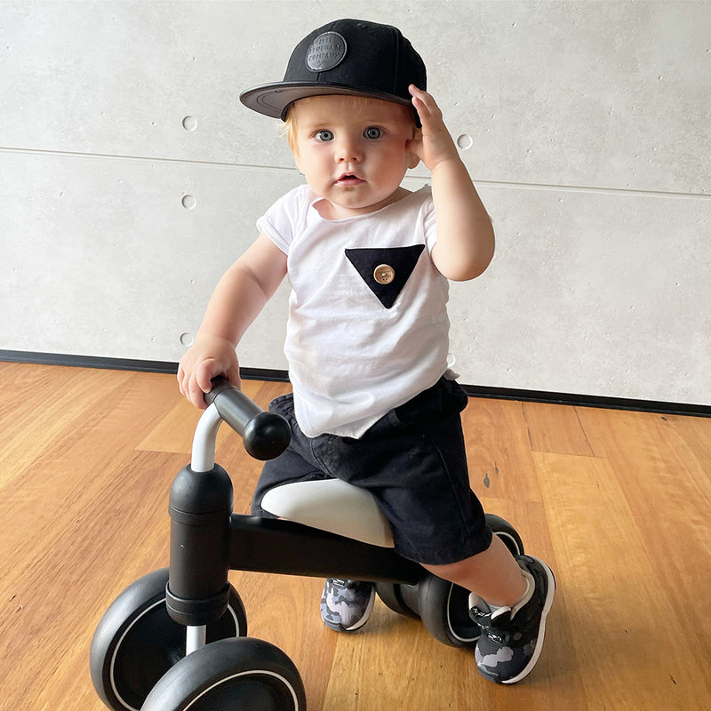 BLACK ON BLACK CAP – 3 Sizes