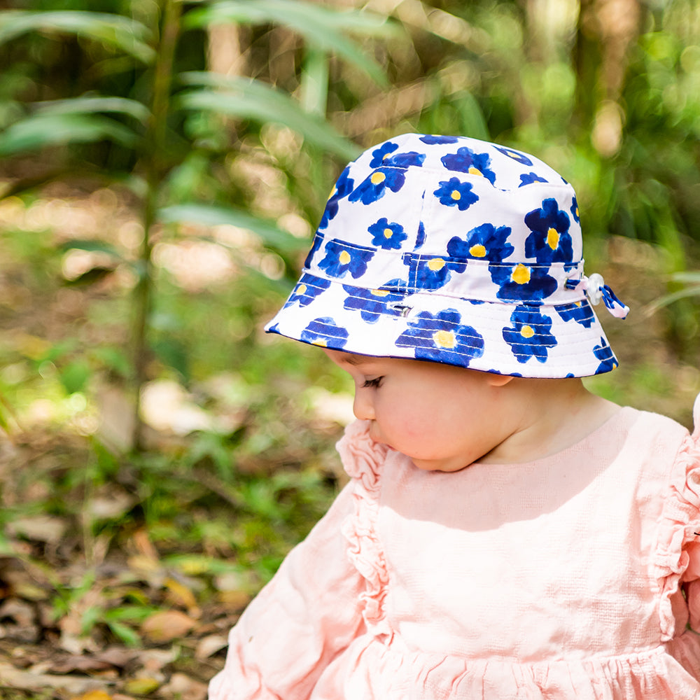 BLOSSOM REVERSIBLE BUCKET HAT - MINI SIZE ONLY
