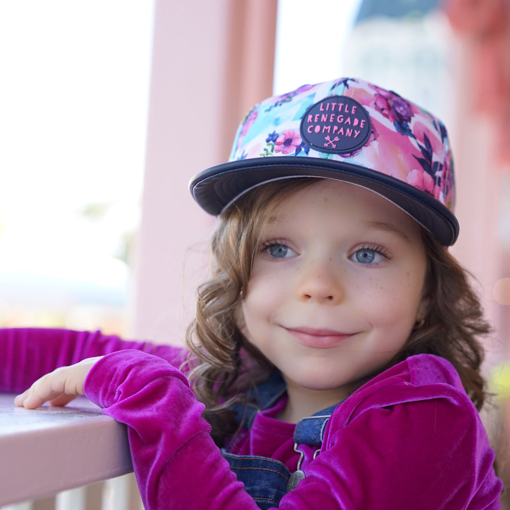 PASTEL POSIES CAP – MINI SIZE ONLY