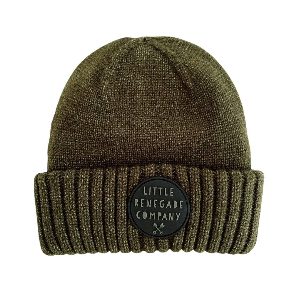 EZRA BEANIE - OLIVE