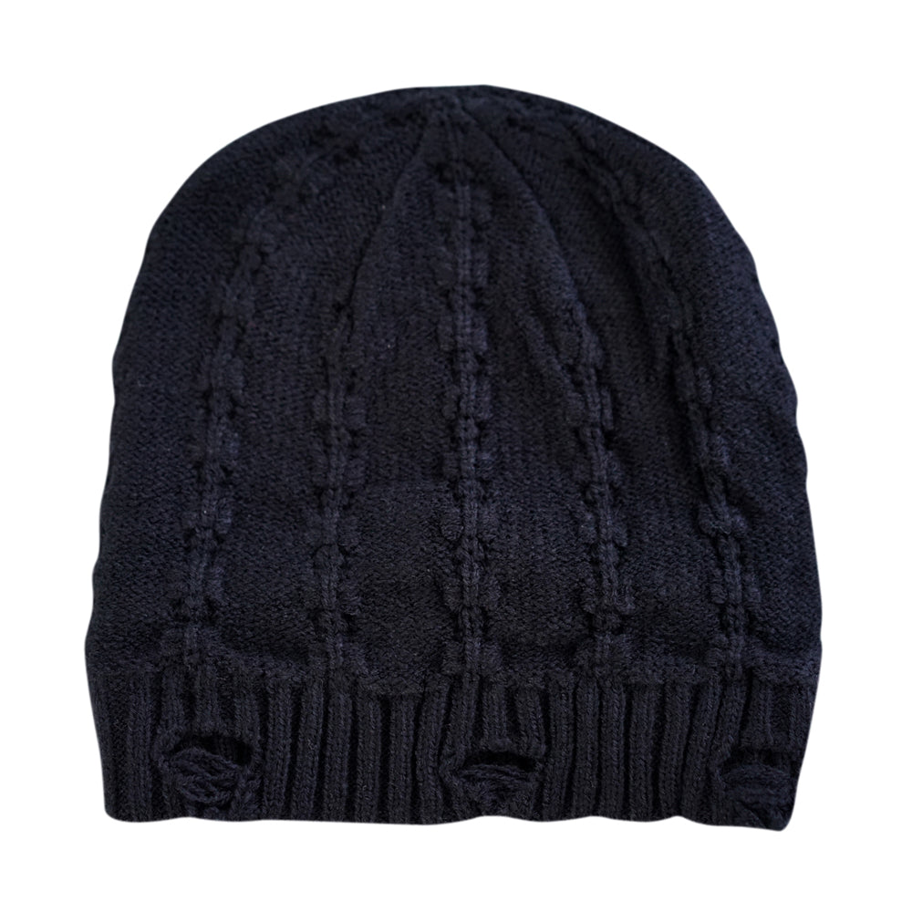 EVEREST BEANIE - BLACK - 3 Sizes