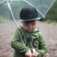 BLACK ON BLACK CAP – 3 Sizes