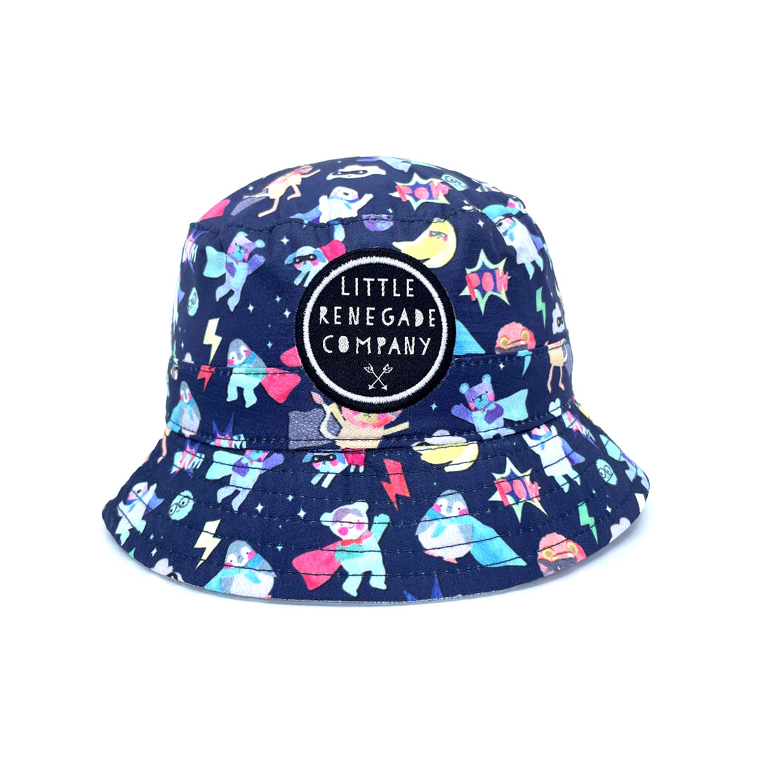 SUPERHERO PALS REVERSIBLE BUCKET HAT - 4 Sizes